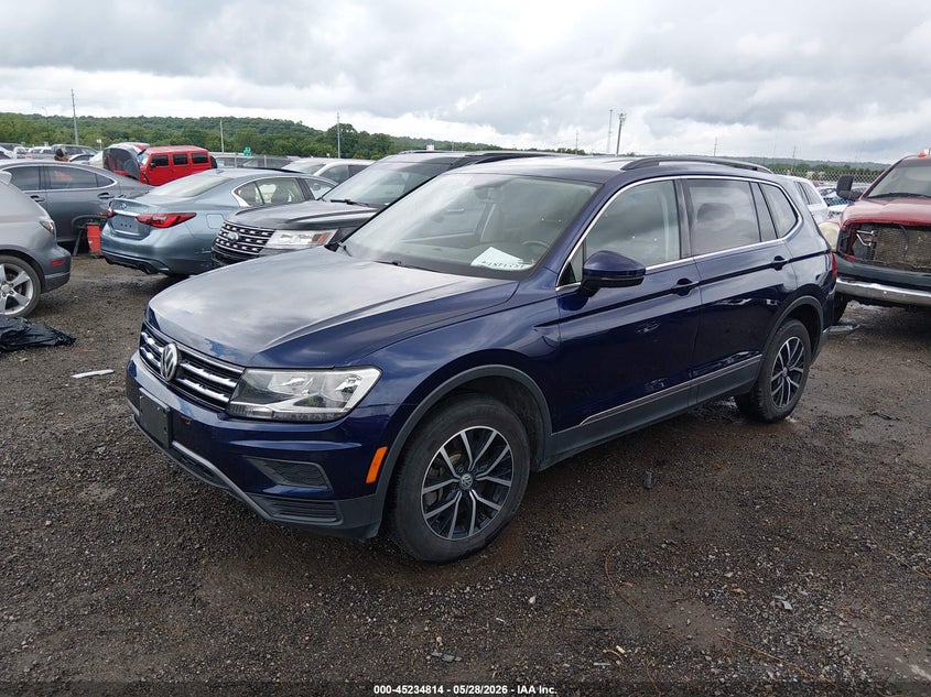 2021 Volkswagen Tiguan VIN 3VV3B7AX7MM088674 IAAI salvage auction — HAIL, Salvage Title, sold $4,500 on 2026-08-01 (photo 2)