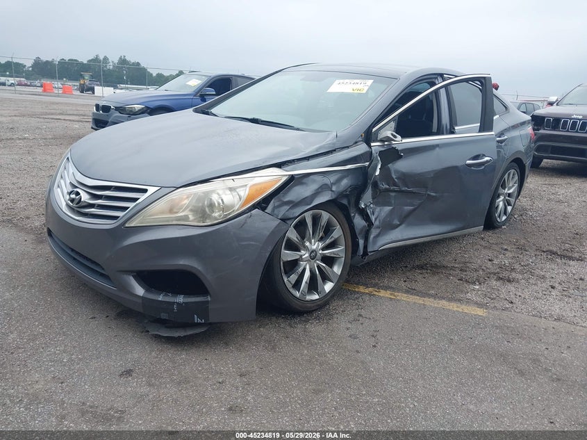 2012 Hyundai Azera VIN KMHFH4JGXCA125958 IAAI salvage auction — LEFT SIDE, Salvage Title, sold $500 on 2026-07-29 (photo 2)