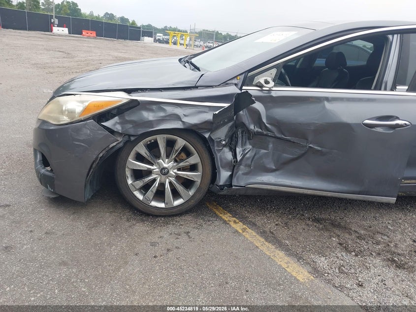 2012 Hyundai Azera VIN KMHFH4JGXCA125958 IAAI salvage auction — LEFT SIDE, Salvage Title, sold $500 on 2026-07-29 (photo 6)