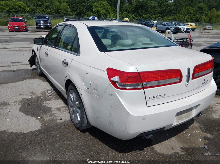 2010 Lincoln Mkz VIN 3LNHL2GC1AR626675 IAAI salvage auction — FRONT END, Salvage (Louisiana), sold $125 on 2026-07-10 (photo 3)