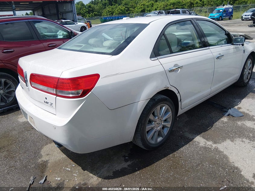 2010 Lincoln Mkz VIN 3LNHL2GC1AR626675 IAAI salvage auction — FRONT END, Salvage (Louisiana), sold $125 on 2026-07-10 (photo 4)