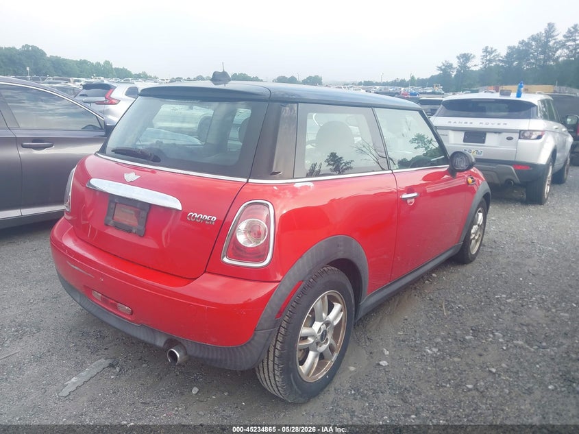 2013 Mini Hard top VIN WMWSU3C52DT692074 IAAI salvage auction — NORMAL WEAR, Clear (Georgia), sold $825 on 2026-07-07 (photo 4)