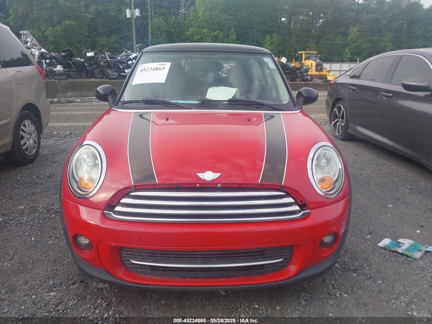 2013 Mini Hard top VIN WMWSU3C52DT692074 IAAI salvage auction — NORMAL WEAR, Clear (Georgia), sold $825 on 2026-07-07 (photo 6)