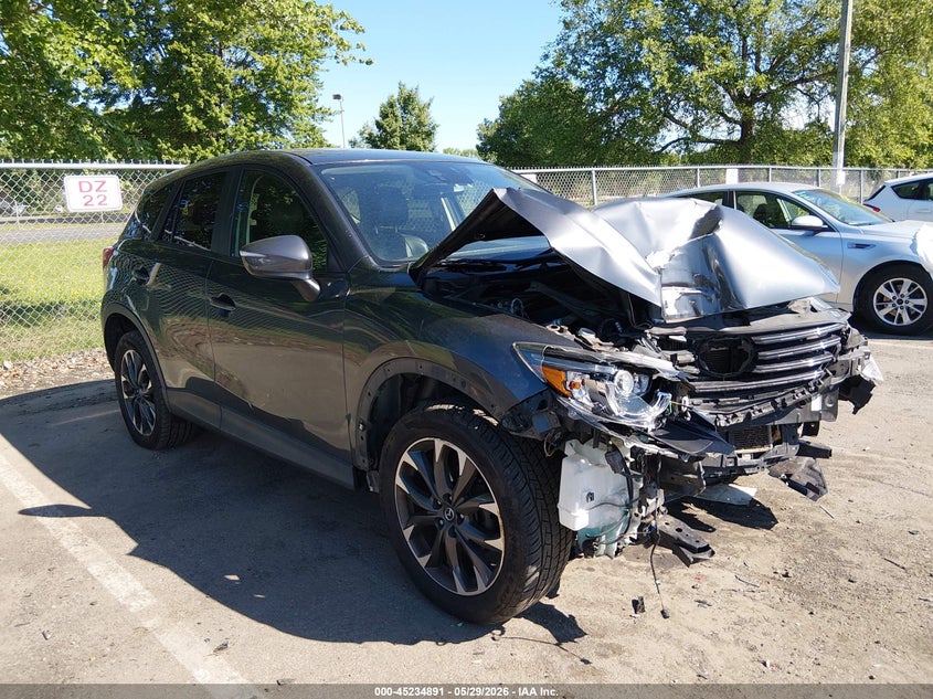 2016 Mazda Cx-5 VIN JM3KE4DY3G0690989 IAAI salvage auction — FRONT END, Salvage Title, sold $850 on 2026-07-20 (photo 1)