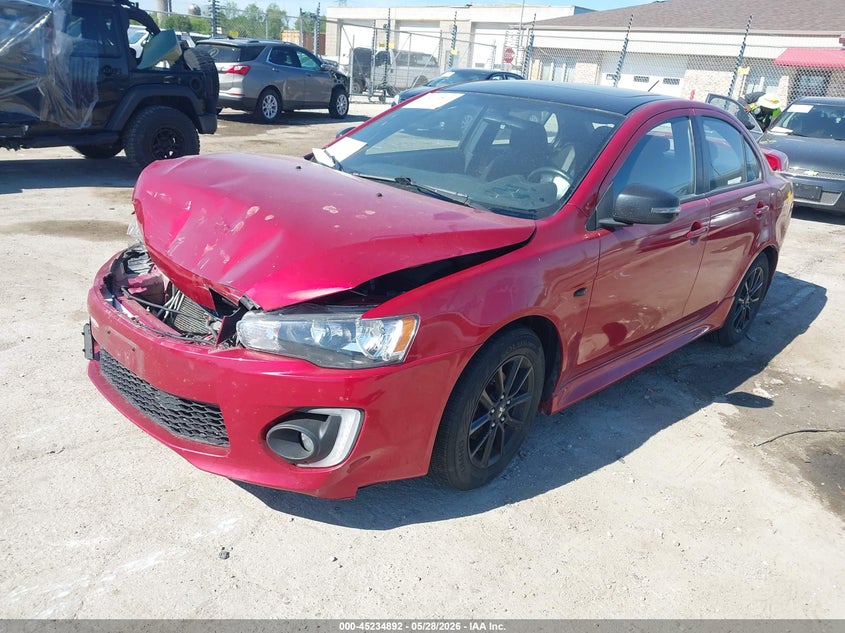 2017 Mitsubishi Lancer VIN JA32U2FU1HU012373 IAAI salvage auction — FRONT END, Salvage Title, sold $350 on 2026-07-21 (photo 2)