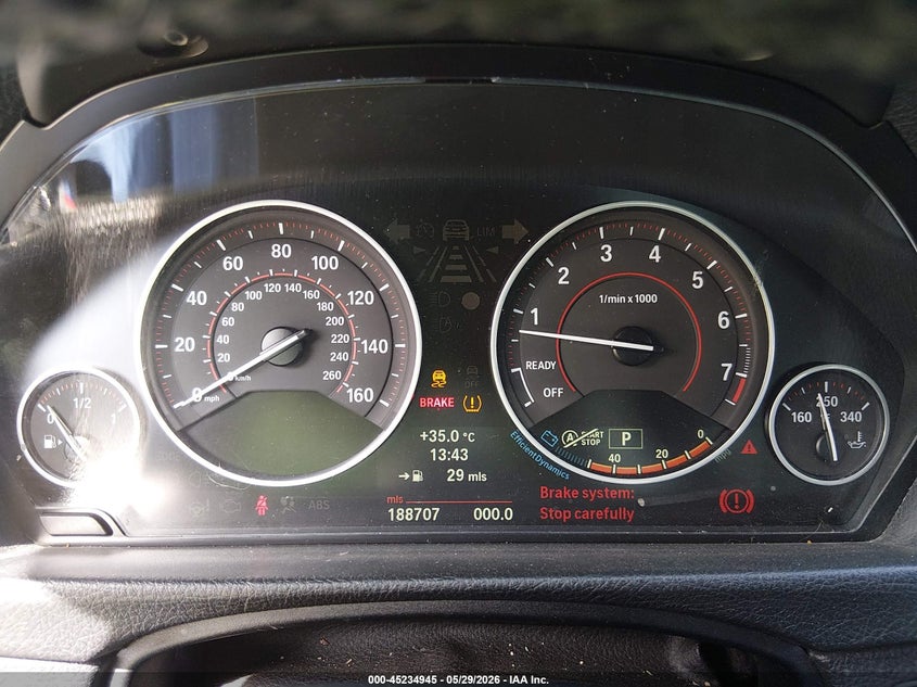 2013 BMW 3er VIN WBA3A9C55DF475231 IAAI salvage auction — SIDE, Salvage Title, sold $1,550 on 2026-07-26 (photo 7)
