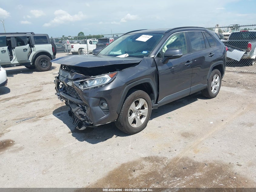 2020 Toyota Rav 4 VIN JTMW1RFV5LJ020645 IAAI salvage auction — FRONT END, Salvage Title, sold $4,450 on 2026-07-09 (photo 2)