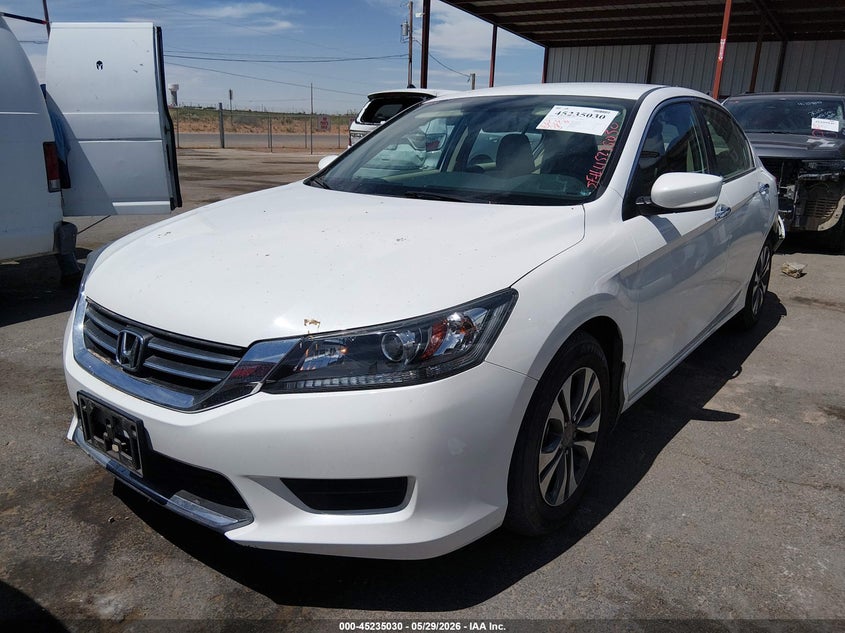 2014 Honda Accord VIN 1HGCR2F30EA187193 IAAI salvage auction — REAR END, Salvage Title, sold $5,275 on 2026-07-22 (photo 2)