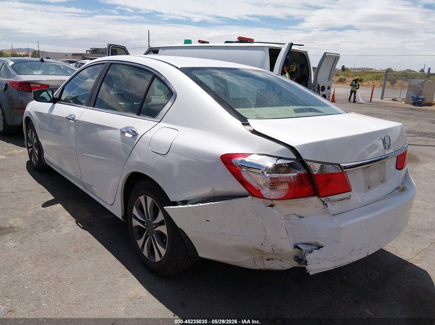 2014 Honda Accord VIN 1HGCR2F30EA187193 IAAI salvage auction — REAR END, Salvage Title, sold $5,275 on 2026-07-22 (photo 3)