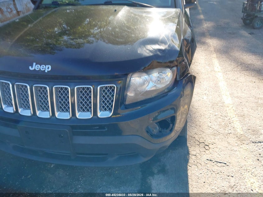 2016 Jeep Compass VIN 1C4NJDEBXGD718839 IAAI salvage auction — LEFT FRONT, Clear (Michigan), sold $850 on 2026-08-03 (photo 6)