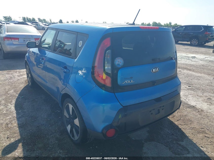 2016 Kia Soul VIN KNDJP3A57G7379060 IAAI salvage auction — HAIL, Original (Texas), sold $1,525 on 2026-07-15 (photo 3)