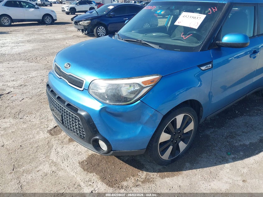 2016 Kia Soul VIN KNDJP3A57G7379060 IAAI salvage auction — HAIL, Original (Texas), sold $1,525 on 2026-07-15 (photo 6)
