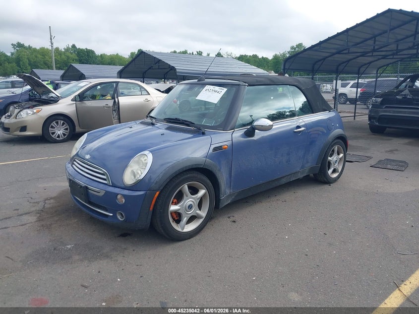 2005 Mini Cooper VIN WMWRF33455TG10987 IAAI salvage auction — RIGHT SIDE, Mv-907A (New York), sold $400 on 2026-07-09 (photo 2)