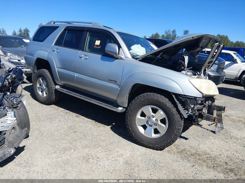 2004 Toyota 4runner VIN JTEBT17R540041512 IAAI salvage auction — BIO HAZARD, Bill Of Sale (Washington), sold $900 on 2026-07-08 (photo 1)