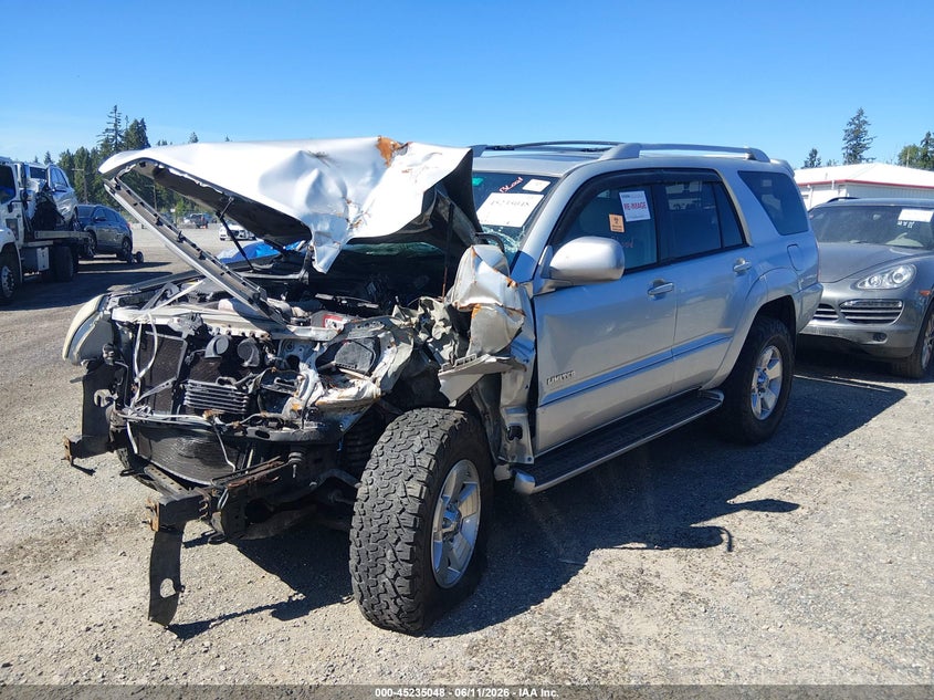 2004 Toyota 4runner VIN JTEBT17R540041512 IAAI salvage auction — BIO HAZARD, Bill Of Sale (Washington), sold $900 on 2026-07-08 (photo 2)