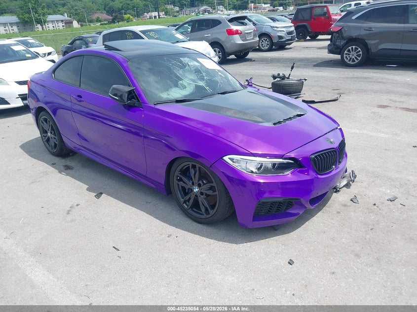 2017 BMW 2er VIN WBA2G3C51HV640730 IAAI salvage auction — LEFT FRONT, Salvage (Missouri), sold $5,200 on 2026-07-14 (photo 1)