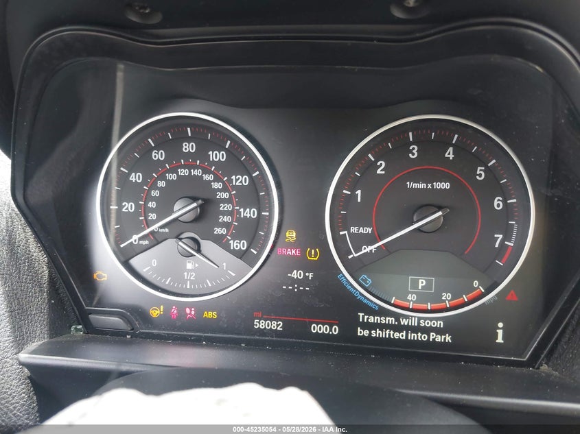 2017 BMW 2er VIN WBA2G3C51HV640730 IAAI salvage auction — LEFT FRONT, Salvage (Missouri), sold $5,200 on 2026-07-14 (photo 7)