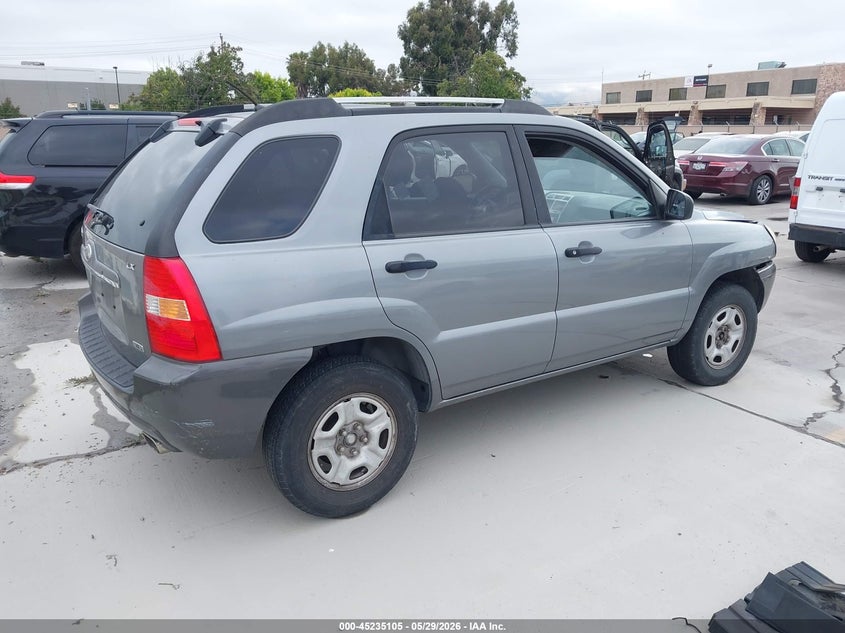 2007 Kia Sportage VIN KNDJF723477367830 IAAI salvage auction — NORMAL WEAR, Clear - Dealer Only (California), sold $375 on 2026-07-06 (photo 4)