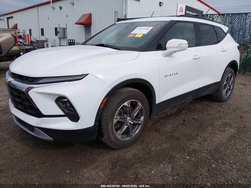 2023 Chevrolet Blazer VIN 3GNKBJRS2PS177771 IAAI salvage auction — HAIL, Salvage Title, sold $7,525 on 2026-07-24 (photo 2)