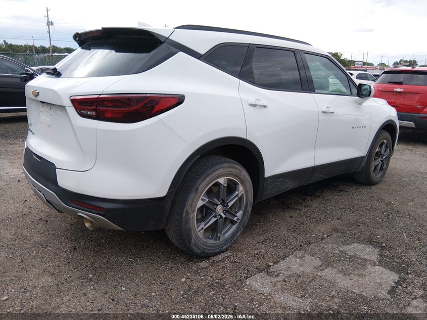 2023 Chevrolet Blazer VIN 3GNKBJRS2PS177771 IAAI salvage auction — HAIL, Salvage Title, sold $7,525 on 2026-07-24 (photo 4)