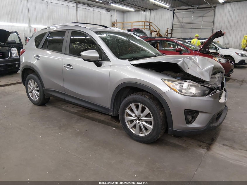 2014 Mazda Cx-5 VIN JM3KE4CY1E0424739 IAAI salvage auction — FRONT END, Salvage Title, sold $1,900 on 2026-07-28 (photo 1)