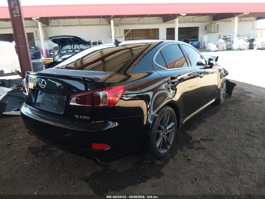 2011 Lexus Is VIN JTHBF5C24B5154698 IAAI salvage auction — RIGHT FRONT, Salvage (Arizona), sold $775 on 2026-07-07 (photo 4)