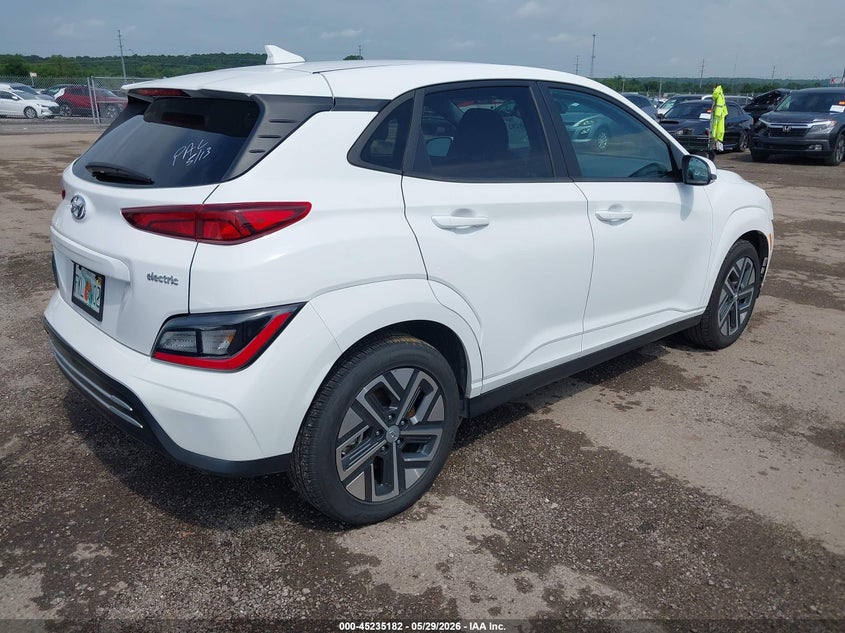 2023 Hyundai Kona VIN KM8K33AG6PU186347 IAAI salvage auction — REAR END, Salvage Title, sold $7,200 on 2026-07-22 (photo 4)