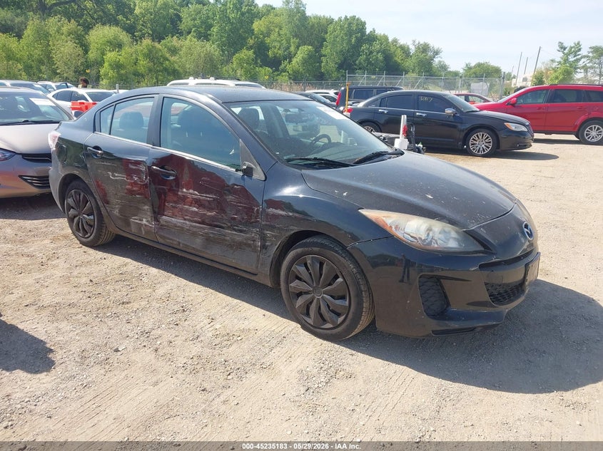 2012 Mazda 3 VIN JM1BL1UF4C1522620 IAAI salvage auction — RIGHT SIDE, Salvage (Illinois), sold $100 on 2026-07-15 (photo 1)