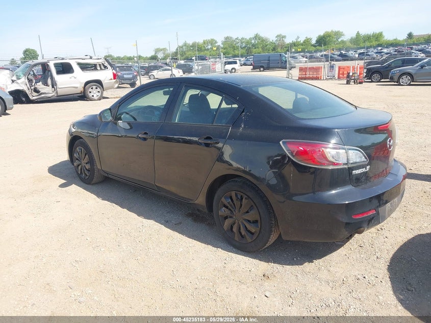 2012 Mazda 3 VIN JM1BL1UF4C1522620 IAAI salvage auction — RIGHT SIDE, Salvage (Illinois), sold $100 on 2026-07-15 (photo 3)