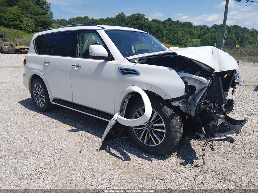 2023 Nissan Armada VIN JN8AY2BB7P9832971 IAAI salvage auction — REAR END, Salvage (Kentucky), sold $8,800 on 2026-07-28 (photo 1)
