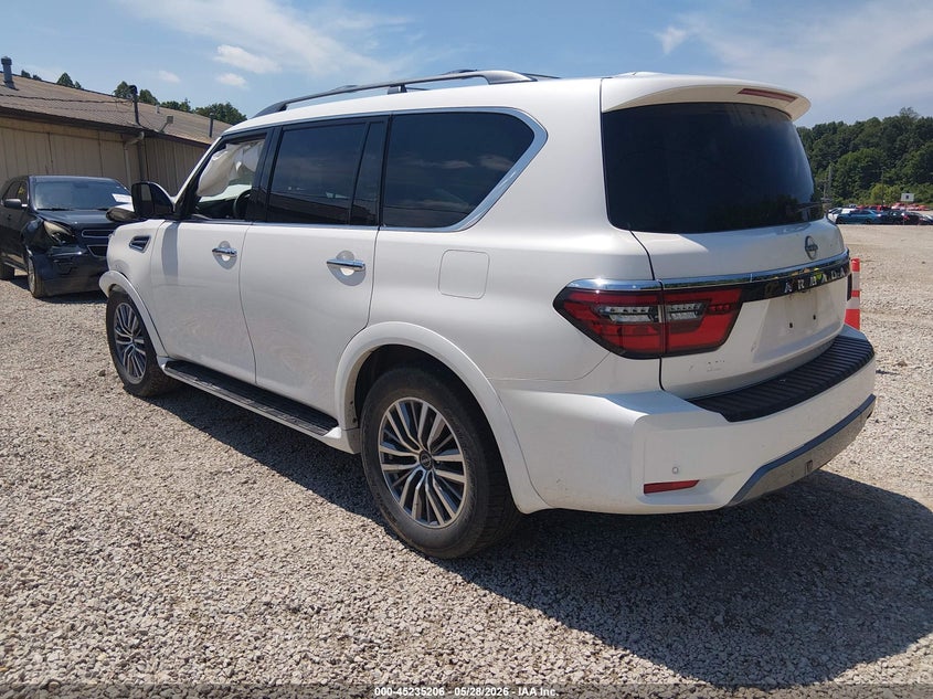 2023 Nissan Armada VIN JN8AY2BB7P9832971 IAAI salvage auction — REAR END, Salvage (Kentucky), sold $8,800 on 2026-07-28 (photo 3)