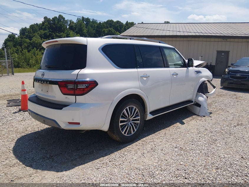 2023 Nissan Armada VIN JN8AY2BB7P9832971 IAAI salvage auction — REAR END, Salvage (Kentucky), sold $8,800 on 2026-07-28 (photo 4)