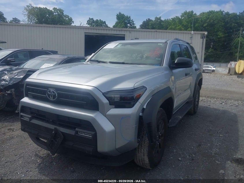 2025 Toyota 4runner VIN JTEVA5BRXS5037991 IAAI salvage auction — LEFT FRONT, Salvage Title, sold $29,550 on 2026-07-14 (photo 2)