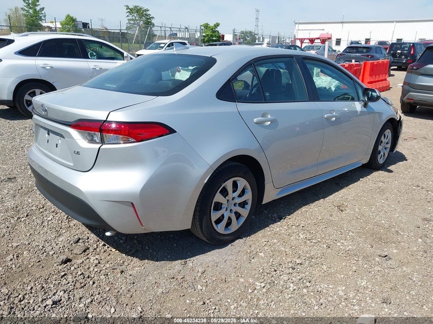 2023 Toyota Corolla VIN 5YFB4MDE5PP017015 IAAI salvage auction — LEFT SIDE, Salvage Title, sold $25 on 2026-07-22 (photo 4)