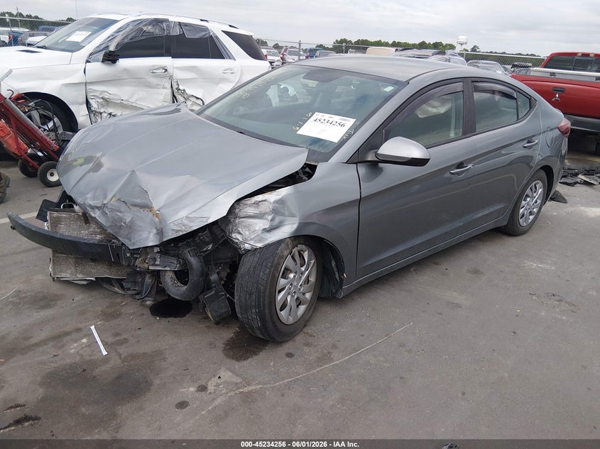 2019 Hyundai Elantra VIN KMHD74LF6KU778590 IAAI salvage auction — FRONT END, Salvage Title, sold $25 on 2026-07-29 (photo 2)
