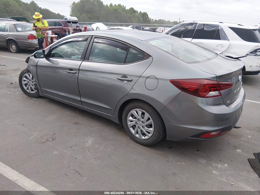 2019 Hyundai Elantra VIN KMHD74LF6KU778590 IAAI salvage auction — FRONT END, Salvage Title, sold $25 on 2026-07-29 (photo 3)