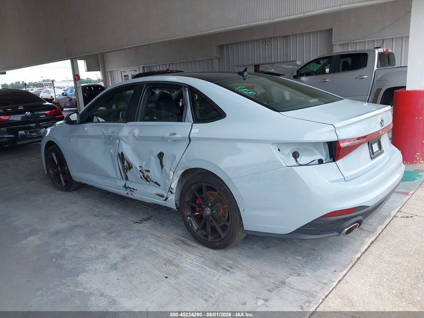 2025 Volkswagen Jetta VIN 3VW2T7BU9SM042351 IAAI salvage auction — LEFT & RIGHT, Salvage Title, sold $11,000 on 2026-07-29 (photo 3)