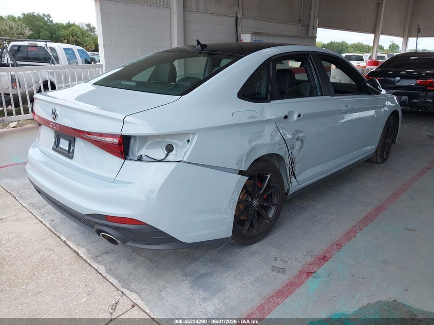2025 Volkswagen Jetta VIN 3VW2T7BU9SM042351 IAAI salvage auction — LEFT & RIGHT, Salvage Title, sold $11,000 on 2026-07-29 (photo 4)