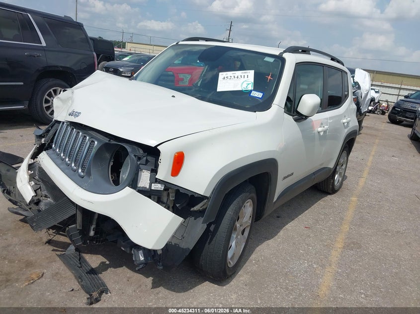 2015 Jeep Renegade VIN ZACCJABT8FPB90561 IAAI salvage auction — FRONT END, Salvage Title, sold $675 on 2026-07-18 (photo 2)
