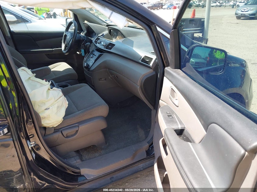 2013 Honda Odyssey VIN 5FNRL5H40DB075386 IAAI salvage auction — RIGHT SIDE, Salvage Title, sold $575 on 2026-07-27 (photo 5)
