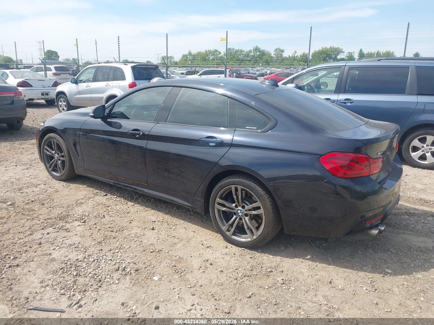 2018 BMW 4er VIN WBA4J3C53JBG91361 IAAI salvage auction — RIGHT SIDE, Salvage Title, sold $5,900 on 2026-08-19 (photo 3)