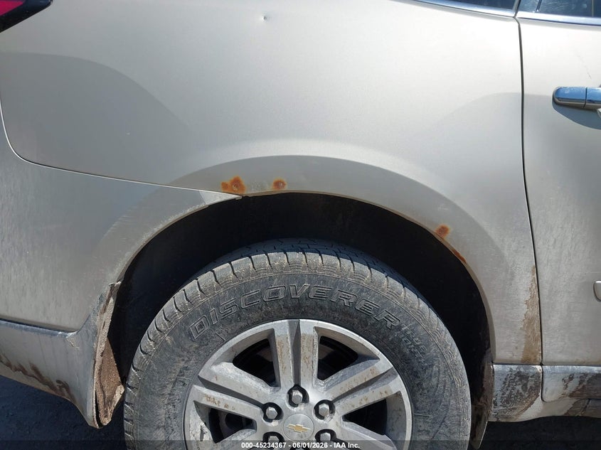 2015 Chevrolet Traverse VIN 1GNKVHKD6FJ310009 IAAI salvage auction — FRONT & REAR, Salvage Title, sold $500 on 2026-07-18 (photo 6)