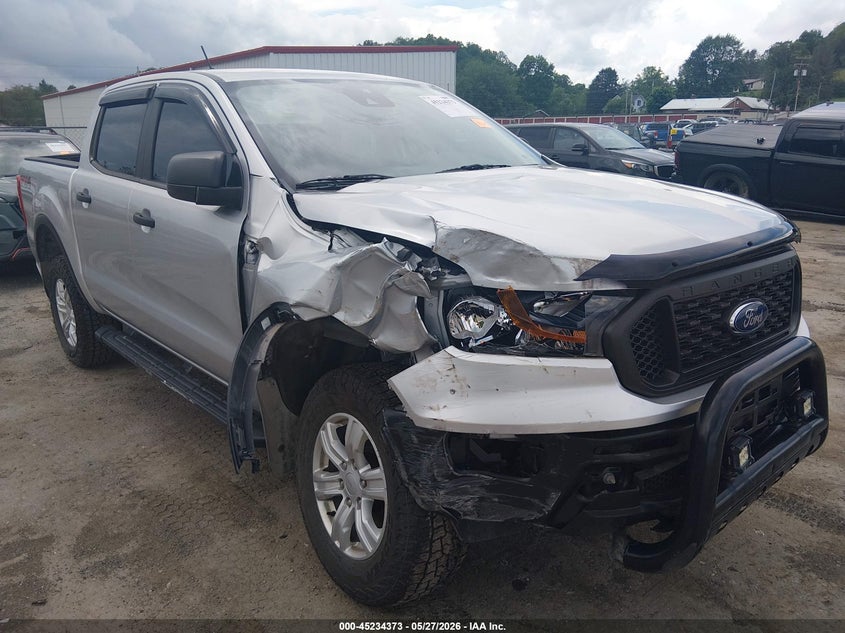2019 Ford Ranger VIN 1FTER4FH4KLA26652 IAAI salvage auction — FRONT END, Salvage (West Virginia), sold $7,000 on 2026-07-30 (photo 1)