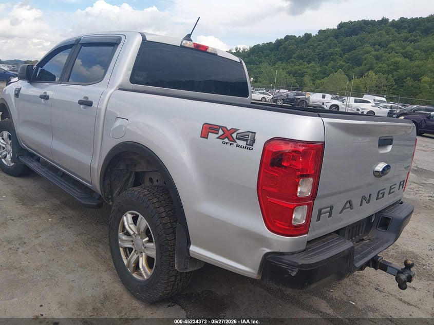 2019 Ford Ranger VIN 1FTER4FH4KLA26652 IAAI salvage auction — FRONT END, Salvage (West Virginia), sold $7,000 on 2026-07-30 (photo 3)