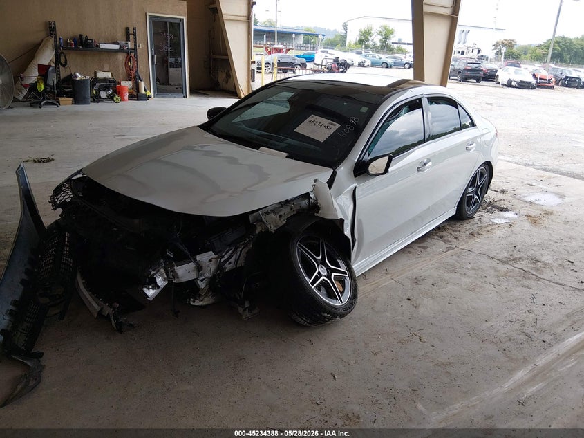 2020 Mercedes-benz A-klasse VIN WDD3G4FBXLW036679 IAAI salvage auction — FRONT END, Salvage Title, sold $1,700 on 2026-07-06 (photo 2)