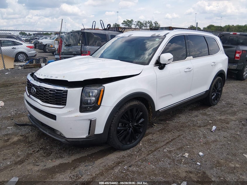 2020 Kia Telluride VIN 5XYP5DHC2LG046725 IAAI salvage auction — FRONT END, Salvage Title, sold $3,550 on 2026-07-09 (photo 2)