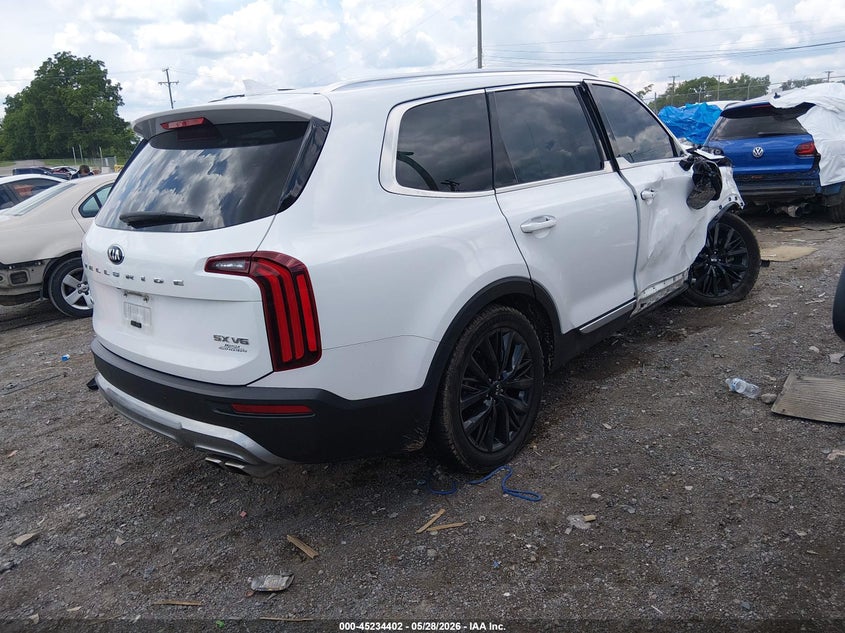2020 Kia Telluride VIN 5XYP5DHC2LG046725 IAAI salvage auction — FRONT END, Salvage Title, sold $3,550 on 2026-07-09 (photo 4)