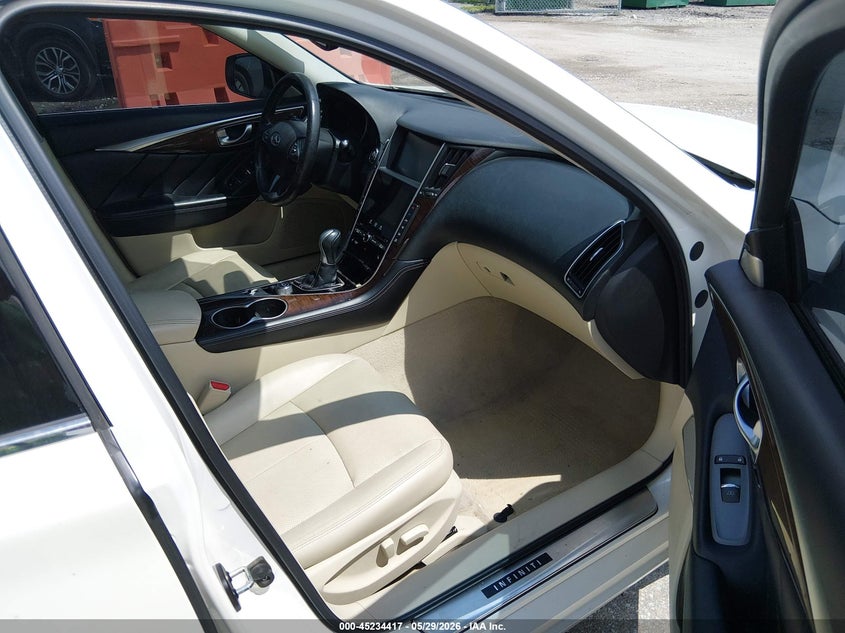2017 Infiniti Q50 VIN JN1EV7AR8HM834473 IAAI salvage auction — WATER/FLOOD, Salvage Title, sold $1,775 on 2026-07-31 (photo 5)