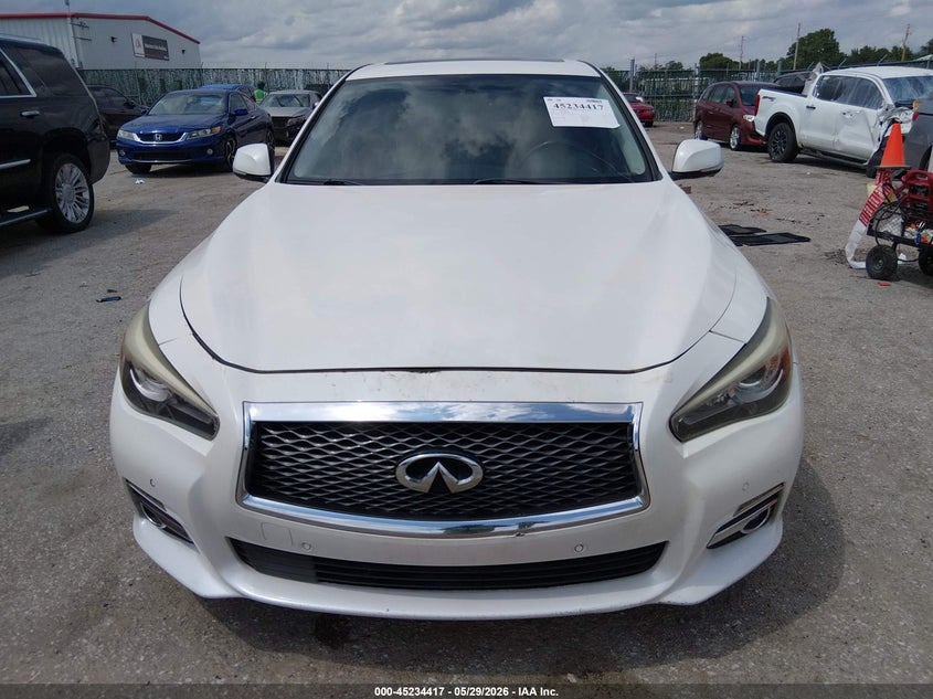 2017 Infiniti Q50 VIN JN1EV7AR8HM834473 IAAI salvage auction — WATER/FLOOD, Salvage Title, sold $1,775 on 2026-07-31 (photo 6)