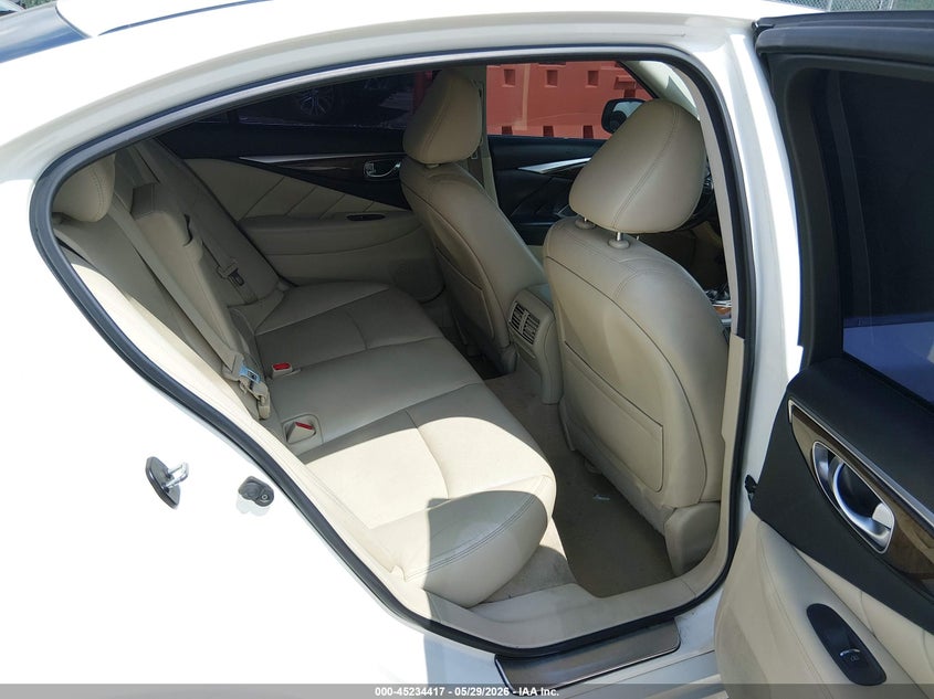 2017 Infiniti Q50 VIN JN1EV7AR8HM834473 IAAI salvage auction — WATER/FLOOD, Salvage Title, sold $1,775 on 2026-07-31 (photo 8)